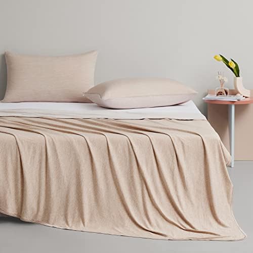 Elegear Cooling Blanket Beige Standard 20" x 26" + Cooling Pillow