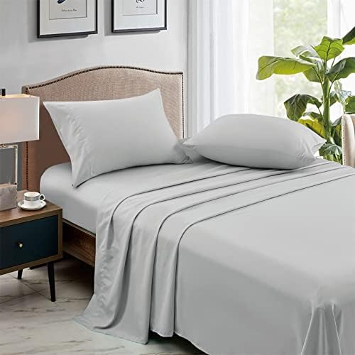 FreshCulture King Flat Sheets Only, Pack of 6, Soft Microfiber Bedding