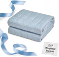ZonLi Waffle Weighted Blanket for Adults, Small-Grid Quilted, 60x80