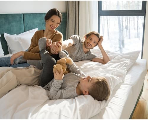 HOMEIDEAS Full Size Bed Sheets - 6 Piece Set (Cream) - Extra Soft