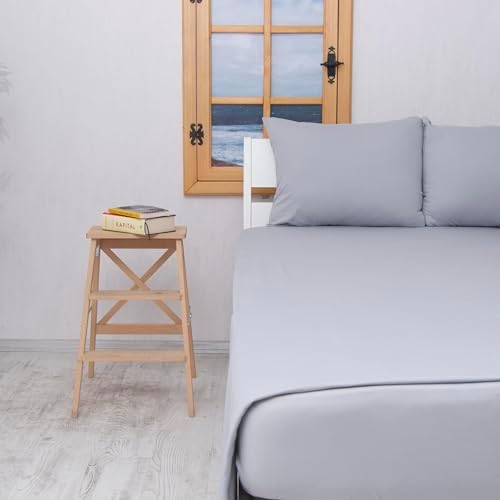 100% Cotton Bed Sheet Set with Deep Pocket - T-Shirt Fabric Jersey