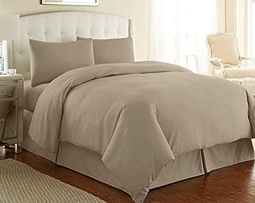 Yarns of Cotton 3 PC's Duvet Cover Set Soft Breathable Durable