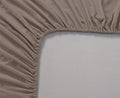 Solid Twin XL Taupe Size 1 Piece (Bottom Sheet ONLY) 700 Thread Count