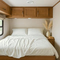 Shreem Linen RV Queen Sheets 58x75, 100% Egyptian Cotton 4-Piece