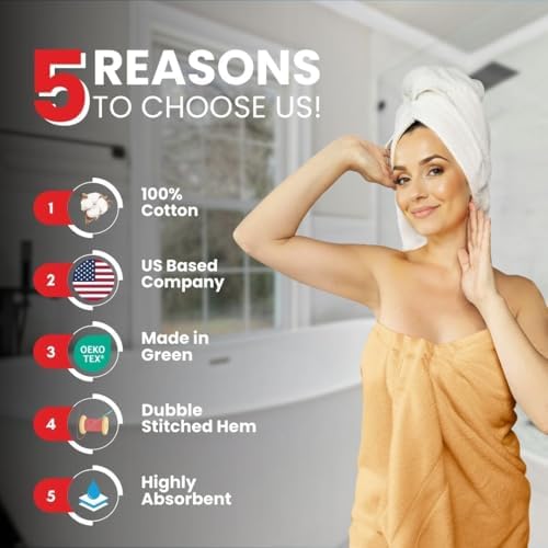 Infinitee Xclusives Bath Sheets Extra Large - 1 Pack - 600 GSM |35" x