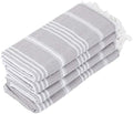 4 Pack Turkish Hand Towels for Bathroom -18 x 40 inch 100% Cotton