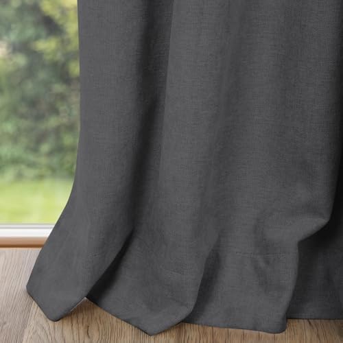 Pinch Pleat Chenille 100% Blackout Curtain Panels, Made to Order