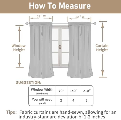LAMIT Linen Curtains for Living Room 84 inch Length 2 Panels