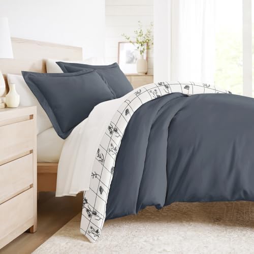 Linens & Hutch Duvet Cover Set Patterned Microfiber Ultra Soft Bedding