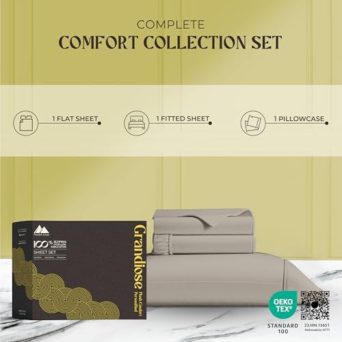 Mayfair Linen 100% Egyptian Cotton Twin XL Size Sheets - Luxury 1000