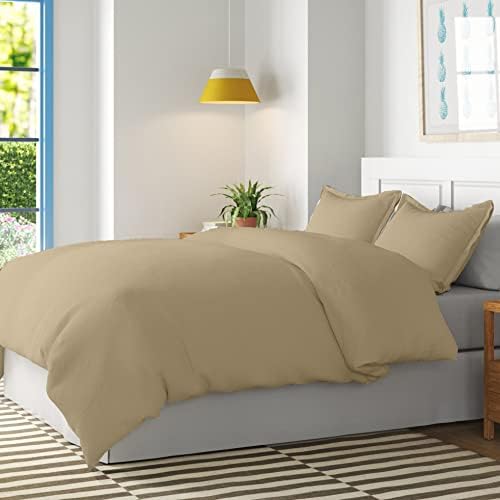 Full/Queen Size Duvet Cover Set - 400-Thread Count 100% Egyptian