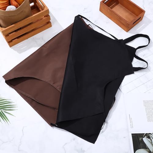 Toyvian 12pcs Kitchen Aprons Set with Neck Strap Unisex Cooking and
