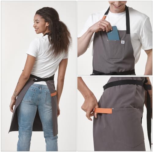 Cotton Chef Apron for Women with Pockets 4106GB