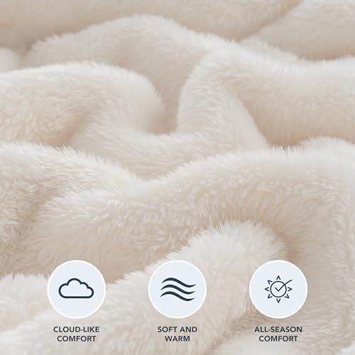 Berkshire Blanket Classic Extra-FluffyTM Plush Blanket King Size, Soft
