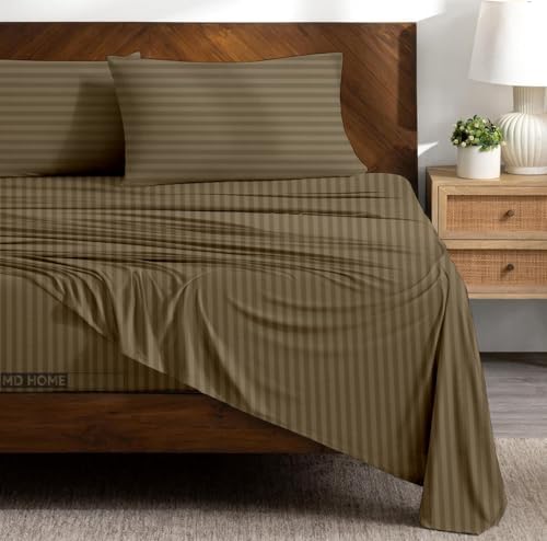 Extra Deep Pocket Twin XL Sheet Set, 4-Piece Bedding Set, 100%