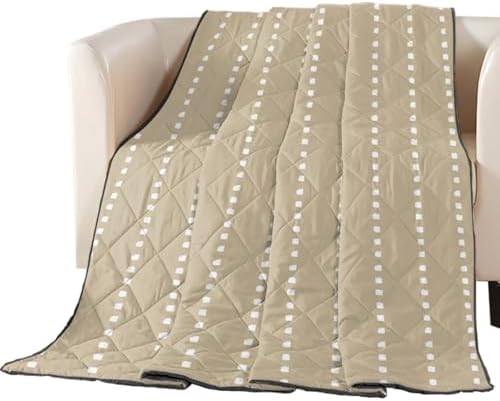 Stone Ticking Quilt California King Luxury Quilted Comforter