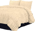 800 Thread Count 100% Egyptian Cotton 1 Piece Gathered Ruffle Duvet