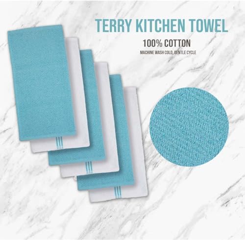 Lane Linen 16Pc Kitchen Towel Set - Heat Resistant Oven Mitts & Pot