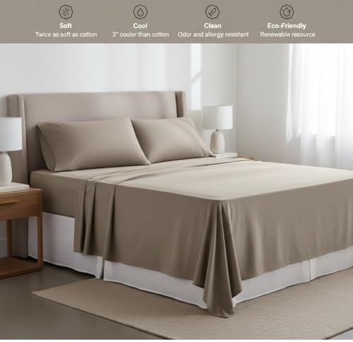 800 Thread Count 100% Pure Cotton 4-Piece Bed Sheet Set, Full XL Size