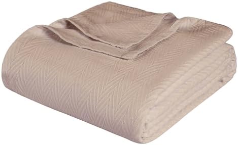 Superior Metro All-Season Cotton Blanket, Woven Blanket for Couch