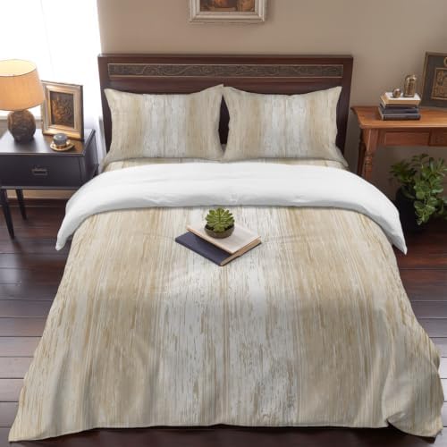 Abstract Ombre Queen Duvet Cover Set - 4 Pcs Comforter Cover Bedding