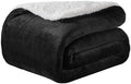 WDCOZY Sherpa Fleece Throw Blanket 90"x90", Soft Fuzzy Bed Blankets