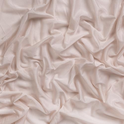 Pack of 10 Premium Chiffon Table Runners 12 x 108 Inch - Nude