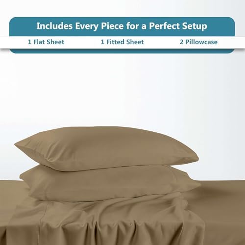 Ready To Rest 100% Egyptian Cotton Full Sheet Set - 4 Piece Sheets