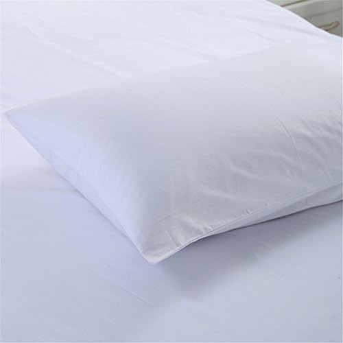 100% Natural Cotton Hotel Quality White Duvet Cover Queen Size 3 Pcs
