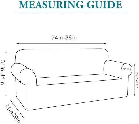 Flamingo P High Stretch Sofa Slipcover Non Slip Couch Cover for 3