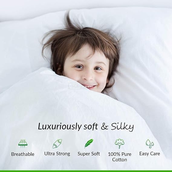 100% Pima Cotton 600 TC 4-Piece Top Split Head King Sheets for