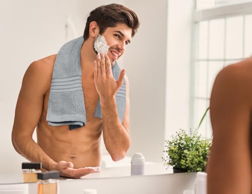 Utopia Towels 8 Piece Premium Towel Set, 2 Bath 2 Hand 4 Wash, Cool