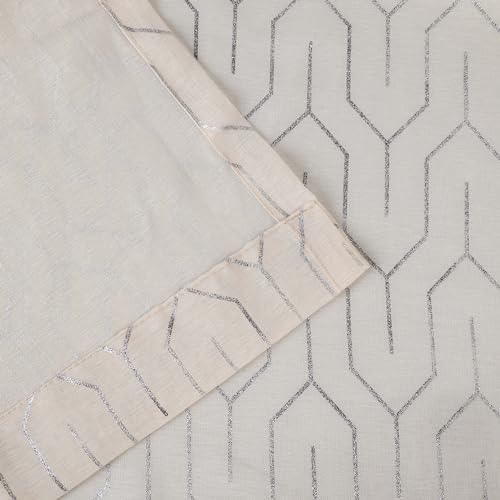 Superior Sheer Curtains, Curtains Perfect for Natural Light, Trellis