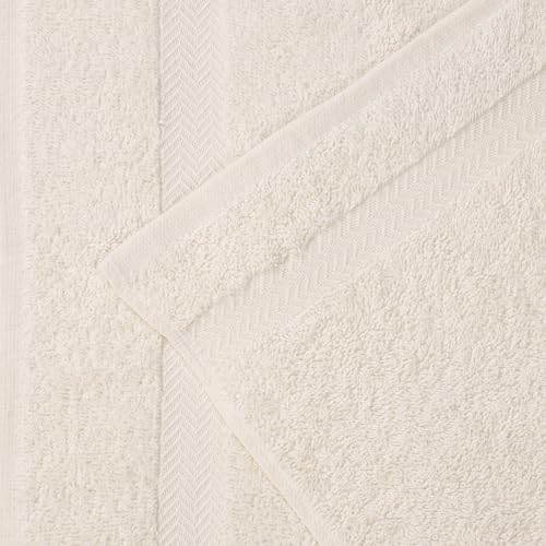 SUPERIOR - 450GSM 6 PC SET IV Eco-Friendly 100% Cotton Towel Set