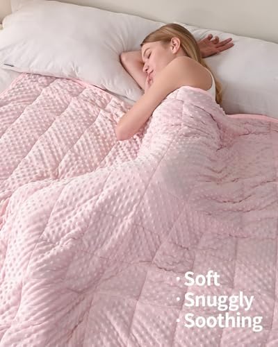 Mr. Sandman Weighted Blanket for Adults, Queen Size 15 lbs