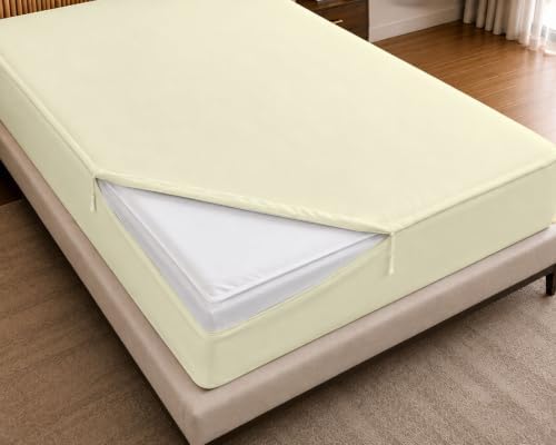 Zipper Fitted Sheet RV Full (54"x75") 1 Enclosed Base Sheet + 3 Zip