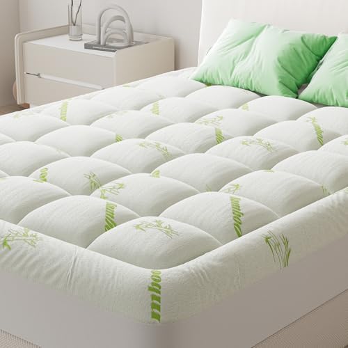 Ultra Soft Queen Size Mattress Topper - Viscose Made from Bamboo