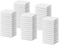 100% Cotton Terry Towel Cleaning Rags White 14'x17'|Pack of 60|Grade