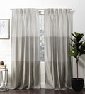 EXCLUSIVE HOME Curtains Chateau Light Filtering Pinch Pleat Curtain