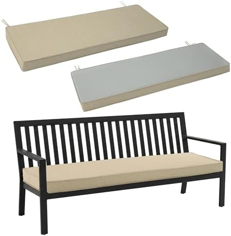 Outdoor Bench Cushion, Water-Resistant & Fade-Resistant, Porch Swing