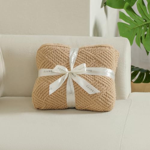 Minky Throw Blanket, Soft Plush Lightweight Cozy Touch
