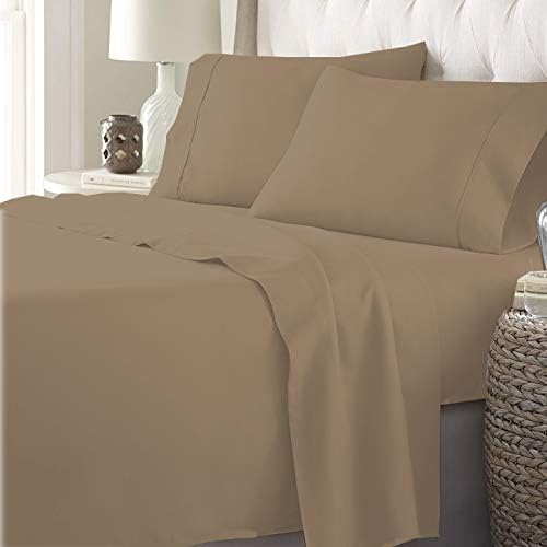 Taupe Full (54" X 75") Size Bed-Sheet Set- 800 Thread Count 100% PIMA