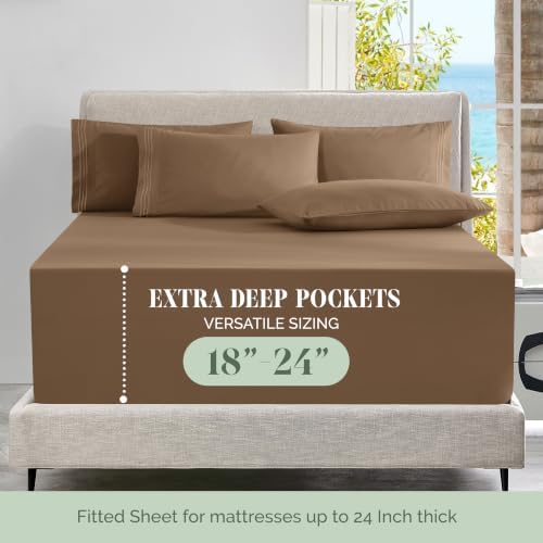 Elegant Comfort Luxury Soft 6-Piece 1500 Premium Hotel Quality Bed