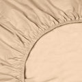 Garnier-Thiebaut USA Sunset Sand Twin XL Fitted Sheet, 100% Cotton