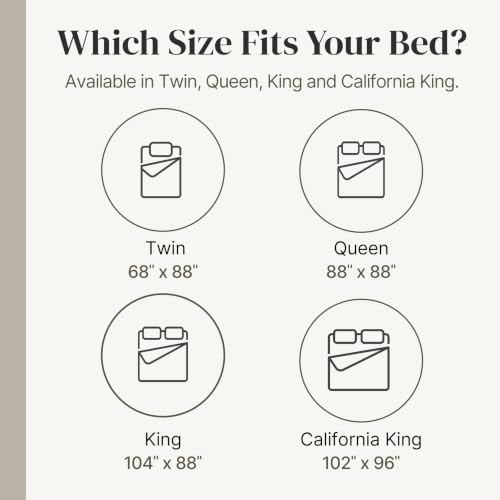 Modern Threads Comforter Duvet Insert, Reversible Quilted Down