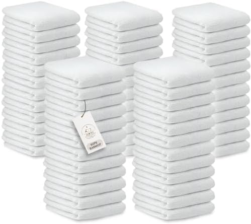 Bar Mop Towels Pack of 60 – Bulk Terry Cleaning Rags 16"x19"