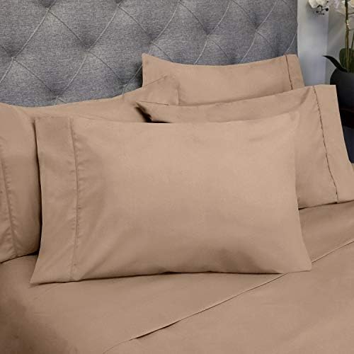 Sweet Home Collection Queen Sheets - 6 Piece 1500 Thread Count Fine