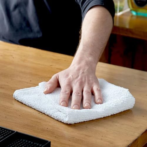 Soro Essentials- 16" x 19" Ribbed Terry Bar & Counter Mop Set of 12