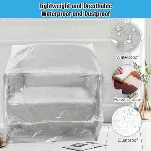 Extra Large Plastic Furniture Covers for Storage