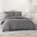 Striped Duvet Cover 100% Pure Cotton 5 Piece Duvet Cover Set with